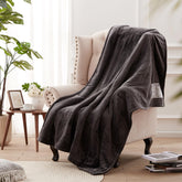 Westinghouse heated blanket throw front view offers cozy warmth for cold evenings