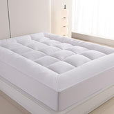 West Month Premium Quilted 1000GSM Topper delivers plush cushioning for nightly comfort.