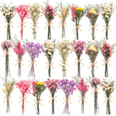WGXX dried flowers mini bouquet in multicolor mix ideal for wedding decor