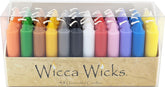 WICCA WICKS box of 48 colored candles for altar displays and rituals.