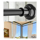 Widyana tension rod assembly with adjustable length for quick setup and versatile mounting