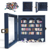 WifePro Anxiety Bookshelf front view, compact desk charm for small spaces
