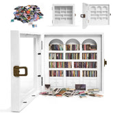 WifePro Anxiety Bookshelf miniature library with 200 handcrafted book spines.
