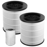 WILERDA 12030 replacement filter pack for Clorox purifiers in a two-pack setup for continuous air cleaning.