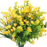 WILLBOND outdoor yellow daffodils artificial flowers add sunny porch color and easy upkeep