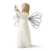 Willow Tree Angel of Freedom 5-inch figure with wire wings, ideal for milestone display.