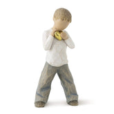 Willow Tree Heart of Gold figure front view for elegant display.