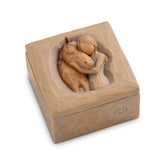 Willow Tree Quiet Strength keepsake box front view, ideal for heartfelt gift-giving.