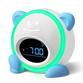Windflyer OK to Wake Clock blue front view signals daily sleep routines clearly