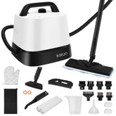 WIRQO Steam Cleaner with 24 attachments powering versatile, chemical-free cleaning for every room.