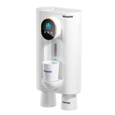 Wisekoti S7 wall-mounted mouthwash dispenser keeps the sink neat and stylish.