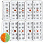 Wisesorb silica gel canister with orange-to-green indicator shows moisture level for safes and closets