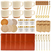 Wishfond ceramic mugs for baby shower prizes, stylish and practical.
