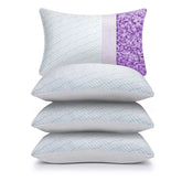 Wishsmile cooling pillows 4-pack provide cooler sleep with breathable design