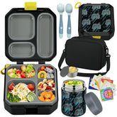 wiwens bento lunch box for kids with open compartments for balanced meals