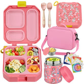 wiwens bento lunch box for kids with colorful compartments for easy meal variety