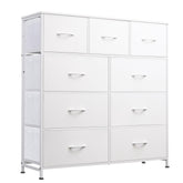 WLIVE 9-drawer dresser with wood top offers ample bedroom storage