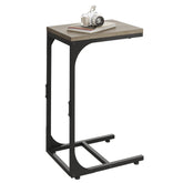 WLIVE C shaped end table during easy assembly.