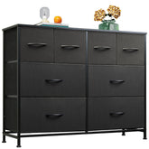 WLIVE dresser front view with eight drawers for organized bedroom storage.