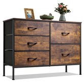 WLIVE dresser wood-top display highlights rustic charm and surface utility.