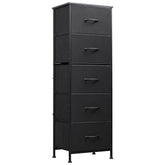 WLIVE Fabric Dresser front view shows compact storage and organized spaces.