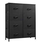 WLIVE fabric dresser front view with eight drawers for organized wardrobe storage