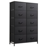 WLIVE tall dresser with 10 drawers for organized storage in any bedroom