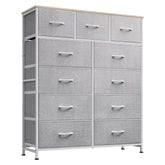 WLIVE tall dresser with fabric drawers for bedroom organization
