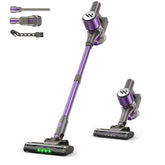 WLOTPO vacuum with LED screen showing mode and battery status.
