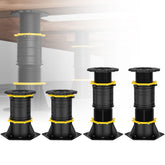Wlrrcwdttc adjustable-height bed support legs at 6.9 inches for a sturdier slat foundation.