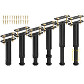Wlrrcwdttc adjustable bed support legs extend from 7.08 to 12.5 inches for stability.