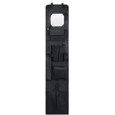 Woanger police-style hanging closet front view shows sturdy, space-efficient gear storage