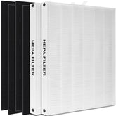 WOCASE AP-1512HH true HEPA filter captures dust and pollen for cleaner air
