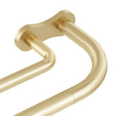 Wolistsa Gold double curtain rod 34-92in extended for complete light control.