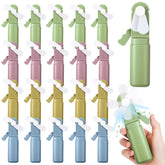 Wonderjune mini hand-press fan pack multicolor keeps you cool at events.