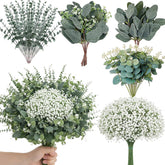 WONICE artificial eucalyptus stems collection for versatile DIY decor and arrangements