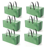 WorkPro six-pack extra-large moving bags folded flat for compact storage