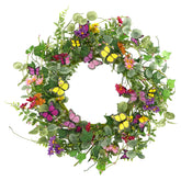 WreathDream spring wreath butterflies enhances curb appeal for outdoor doors.