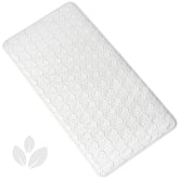 WRISIN bathtub mat with suction cups for secure grip in tubs.