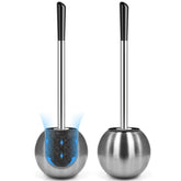 The WSedor 2-pack toilet brush and holder adds stylish organization to the bathroom.