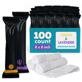 WT White Towel Services lemon packaging for quick hospitality refreshment.
