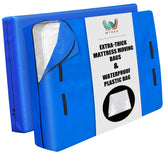 WTREE Double Shield outer bag provides heavy-duty protection for moving mattresses.