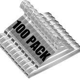 WYCQKL 100-pack wire hanger set keeps closets organized and ready.