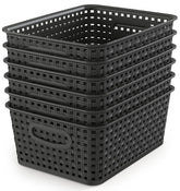 WYT woven storage basket with handles for easy transport and versatile use.