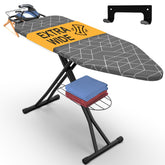 XABITAT full-size ironing board ready for seamless garment ironing and organization.