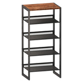Xiacare 5-tier shoe rack top view shows sturdy frame and organized entryway.