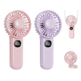Xigmer portable fan pink purple pack ready for travel and daily use