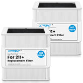 XTPOINT 211+ replacement filter two-pack for Blue Pure 211+ close-up view with easy maintenance.