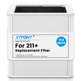 XTPOINT 211+ filter packaging ready for replacement in Blue Pure purifiers.