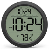 XUANZIT 8-inch clock with large digits improves readability from a distance.